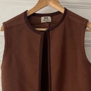 Vintage Celine Wool Vest